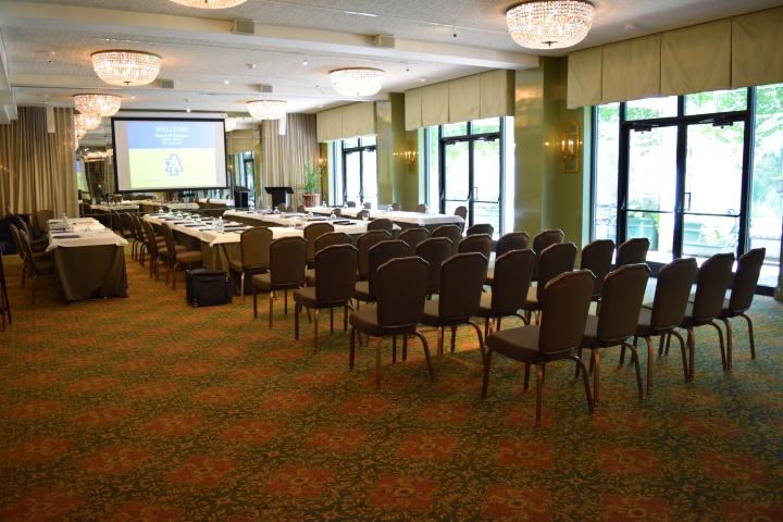 Meeting in Hawkins Brown Hawkins Brown Meeting and Event Space at O.Henry Hotel