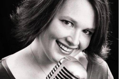Erin Strickland Erin Strickland Vocalist black and white photo