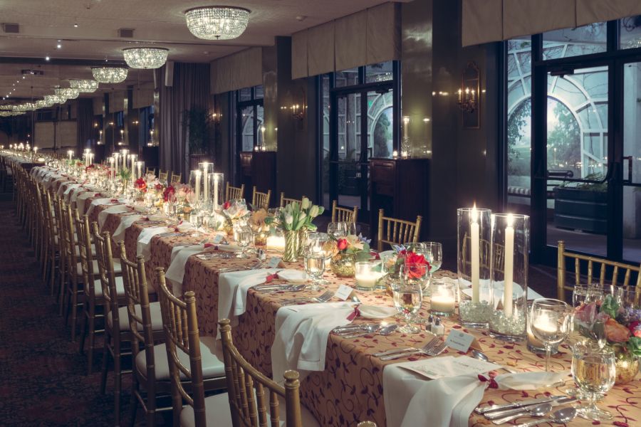 Tablescape in Hawkins Brown Tablescape in Hawkins Brown