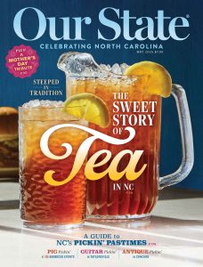 OurState_AfternoonTea_OHenry_May2025LowRes O.Henry Hotel featured in Our State Magazine - picture of magazine article with photo of busy social lobby with tea service. Join the Greensboro tradition of afternoon tea at the sophisticated O. Henry Hotel. The rich, wood-paneled Social Lobby is the setting for special packages pairing 15 tea options with treats like vanilla scones, cucumber-dill cream cheese sandwiches, and chicken salad phyllo tarts. Tea can also be enjoyed with Devonshire clotted cream and French champagne. 624 Green Valley Road, Greensboro, NC 27408 (336) 854-2000, ohenryhotel.com/o-henry-tea