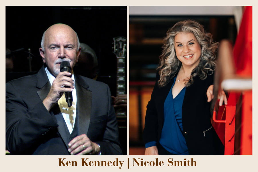 Nov.12_Ken_Kennedy_Nicole_Smith (1) Ken Kennedy and Nicole Smith sing jazz at O.Henry Hotel