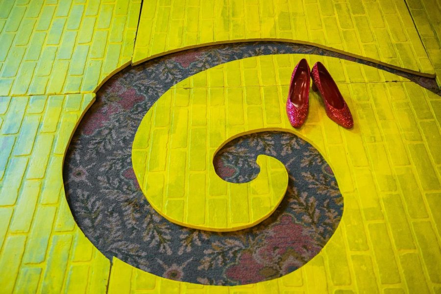 Yellow Brick Road at O.Henry Wizard of Oz Tea O.Henry Hotel's Wizard of Oz Tea with Yellow Brick Road